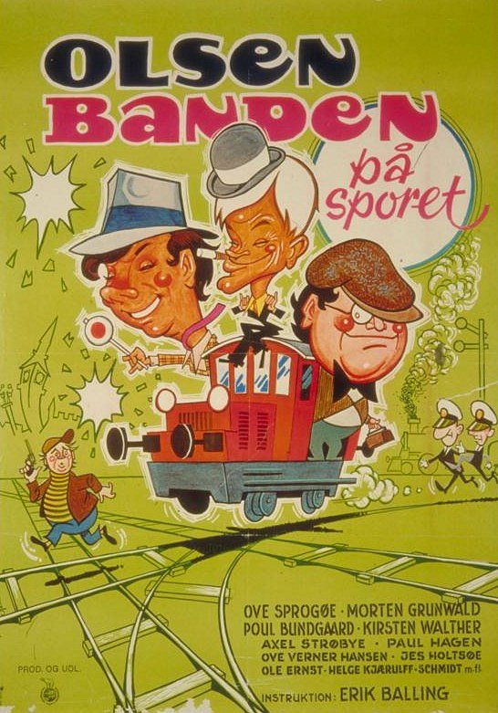 Olsen-banden på sporet - Plakáty