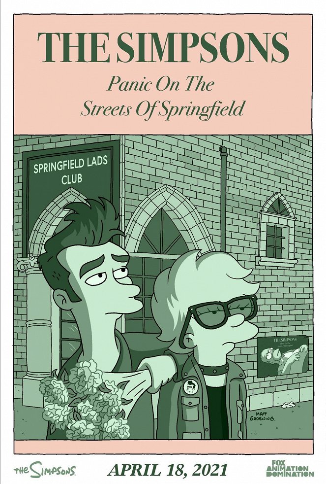 Simpsonowie - Panika na ulicach Springfield - Plakaty
