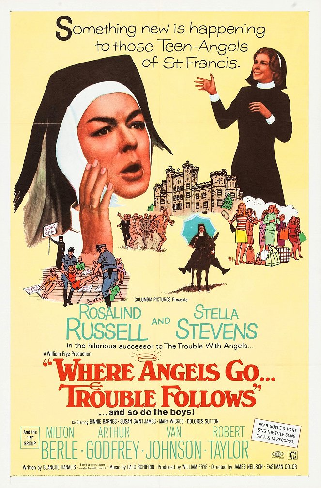Where Angels Go, Trouble Follows - Plakate