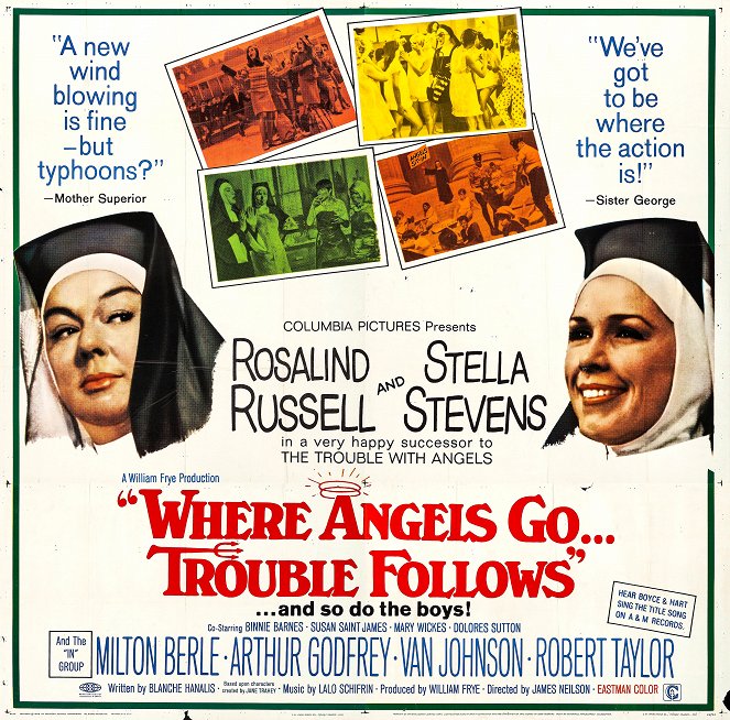 Where Angels Go, Trouble Follows - Posters