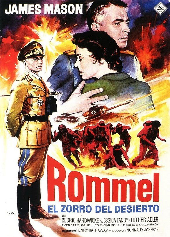 Rommel, el Zorro del Desierto - Carteles
