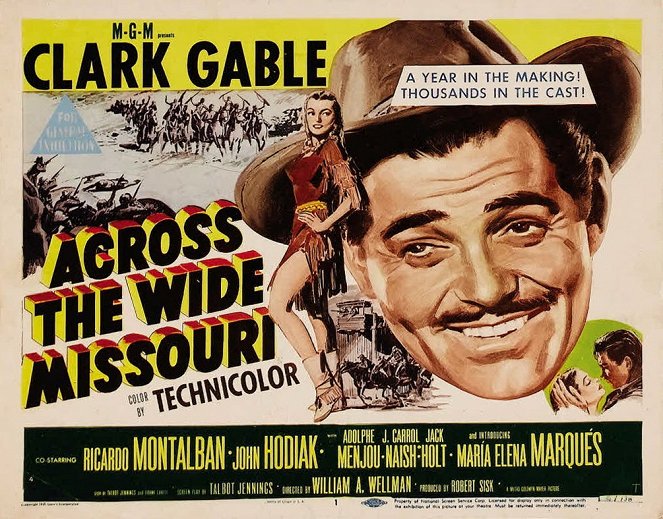 Across the Wide Missouri - Affiches