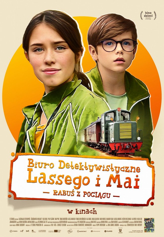 Biuro detektywistyczne Lassego i Mai. Rabuś z pociągu - Plakaty
