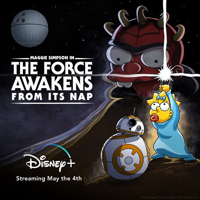 Maggie Simpson in ‘The Force Awakens from Its Nap’ - Carteles