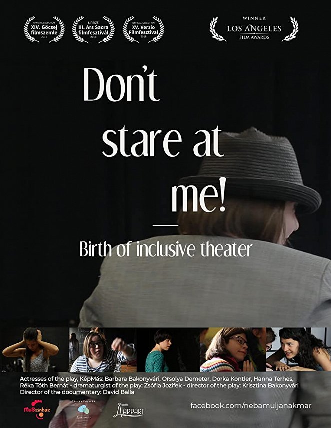 Ne bámuljanak már! - Inkluzív színház születik - Plagáty