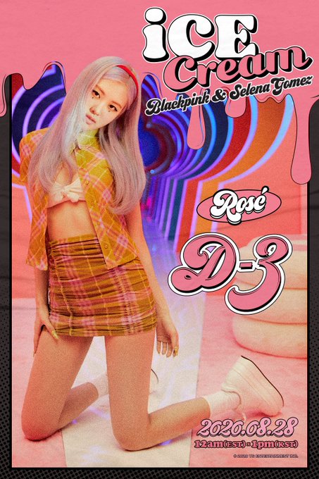 Blackpink with Selena Gomez: Ice Cream - Posters