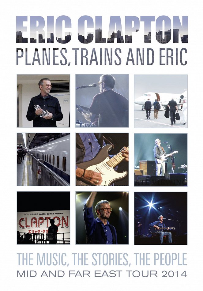 Eric Clapton Planes Trains and Eric - Plakátok