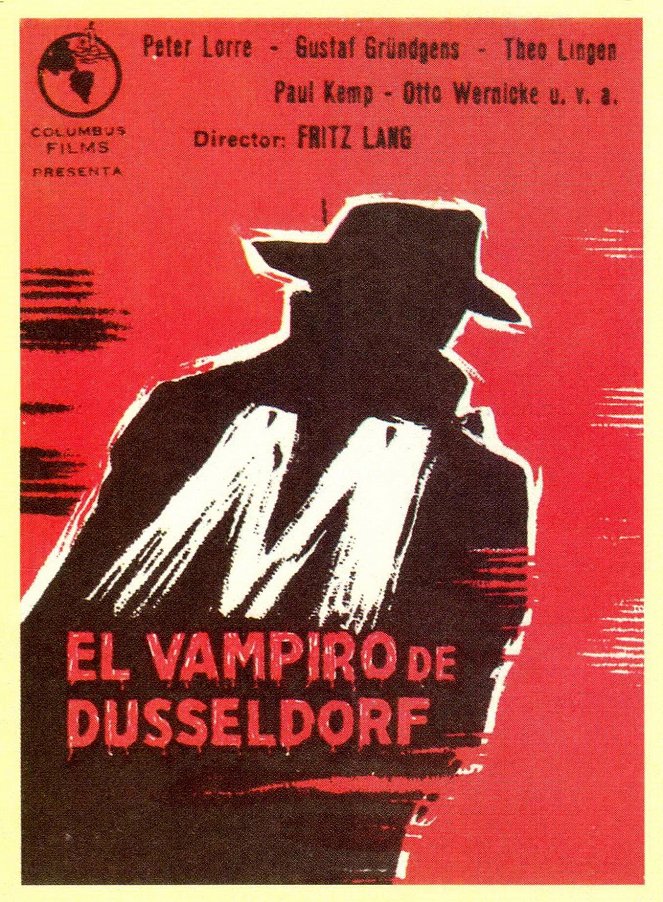 M, el vampiro de Düsseldorf - Carteles