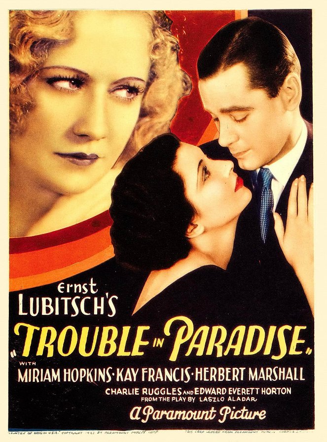 Trouble in Paradise - Plakaty
