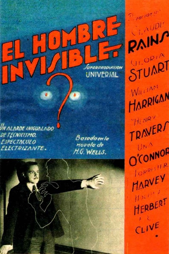 El hombre invisible - Carteles