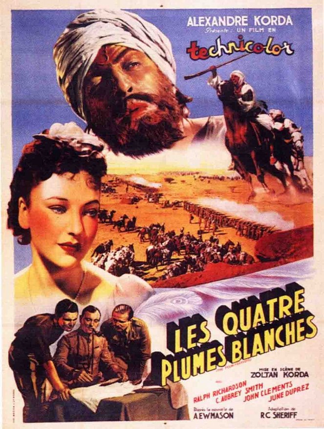 Les Quatre Plumes blanches - Affiches