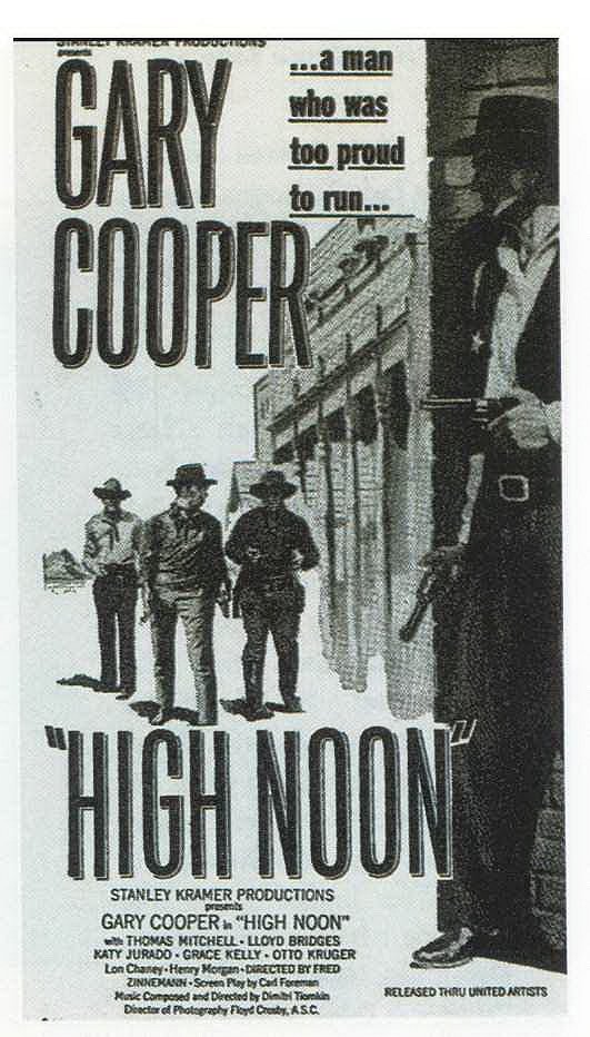 12 Uhr mittags - High Noon - Plakate