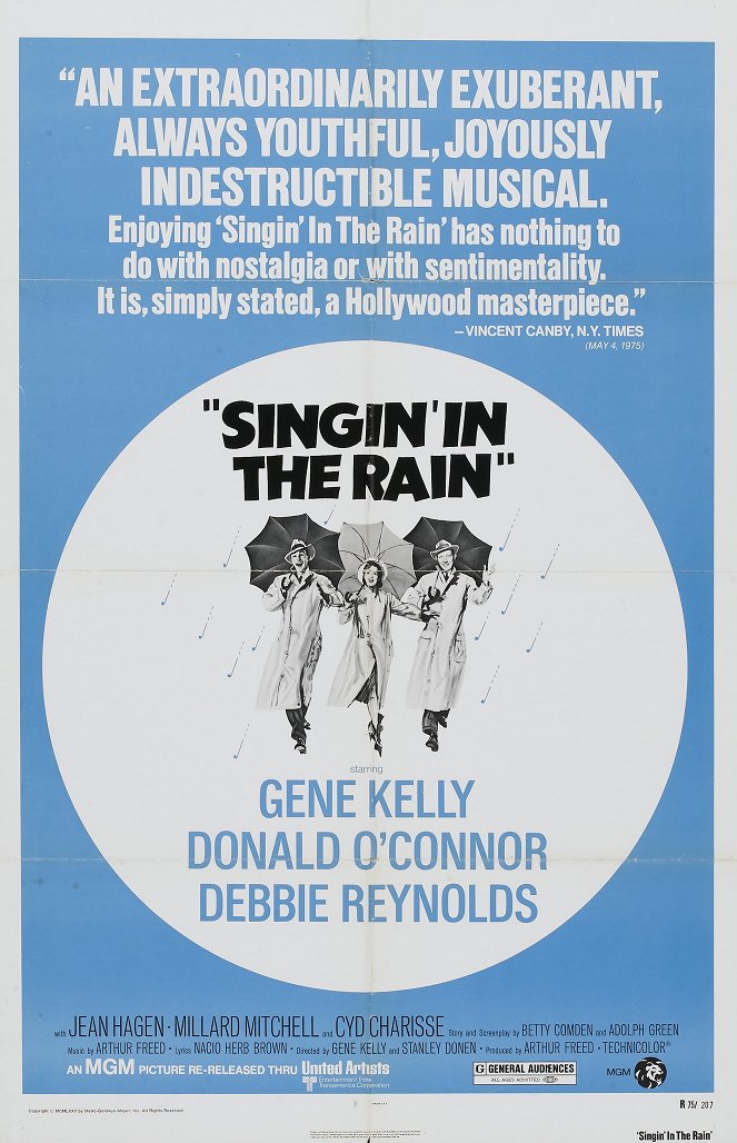 Cantando bajo la lluvia - Carteles