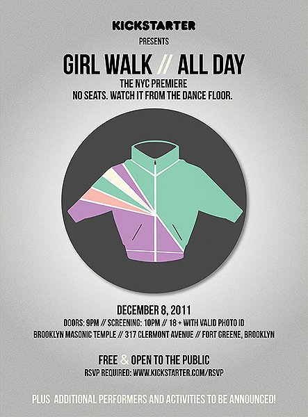 Girl Walk: All Day - Plakátok