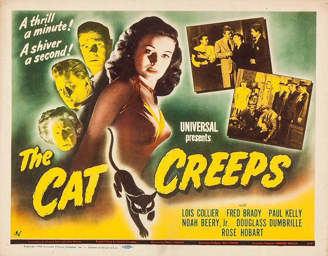 The Cat Creeps - Posters
