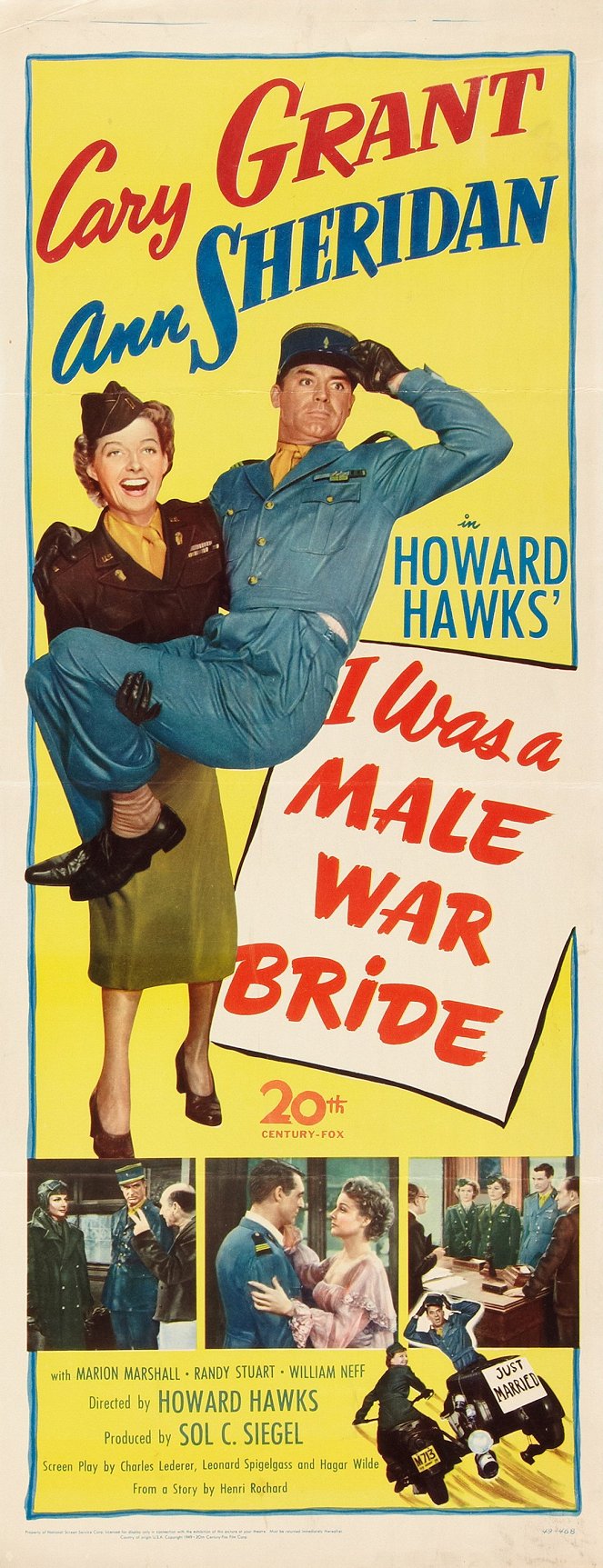 I Was a Male War Bride - Plakaty