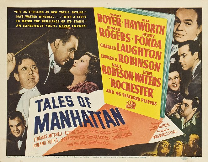 Tales of Manhattan - Plakaty
