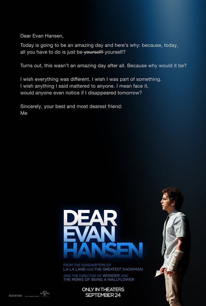 Dear Evan Hansen - Plakate