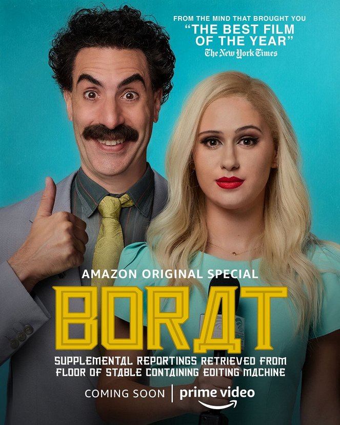Boratův amerikánský lokdaun & Borat vyvrací - Plagáty