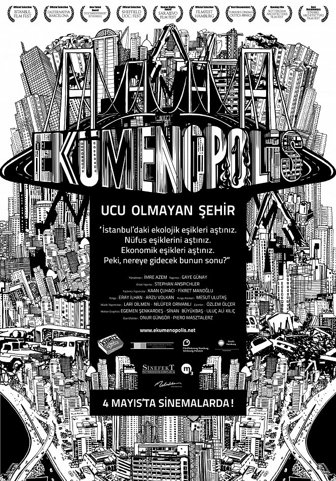 Ekümenopolis: Ucu olmayan sehir - Plakate