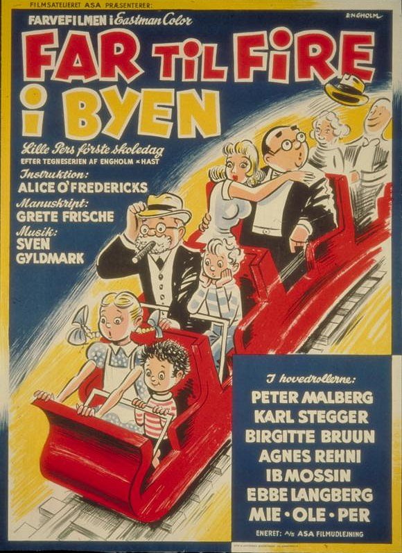 Far til fire i byen - Posters