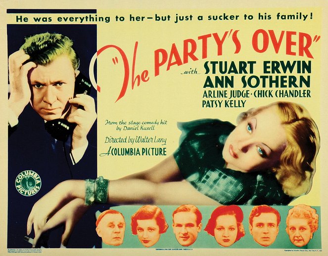 The Party's Over - Posters