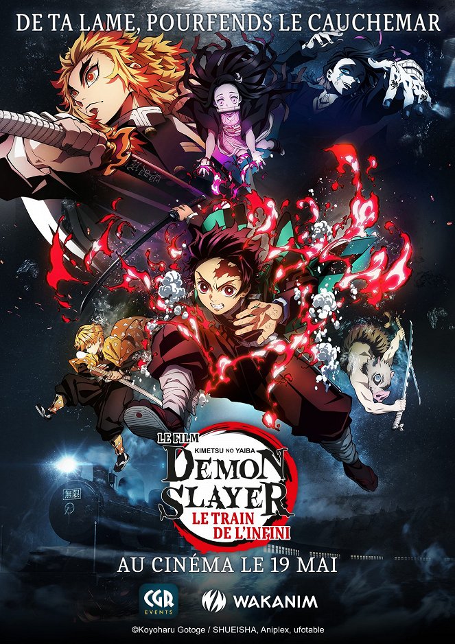 Demon Slayer - Kimetsu no Yaiba - Le film : Le train de l'infini - Affiches