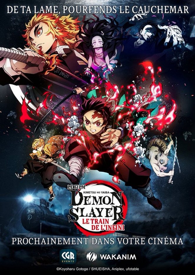 Demon Slayer - Kimetsu no Yaiba - Le film : Le train de l'infini - Affiches
