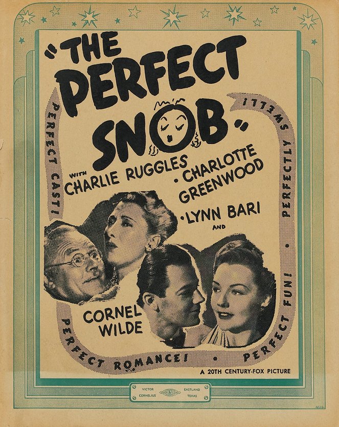 The Perfect Snob - Affiches