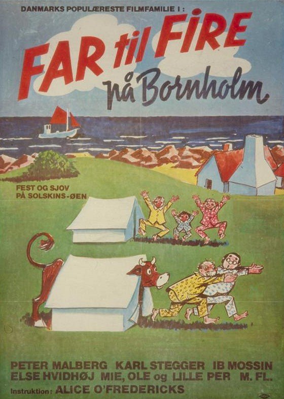 Far til fire på Bornholm - Plakate