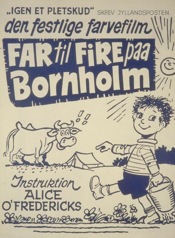 Far til fire på Bornholm - Plakáty
