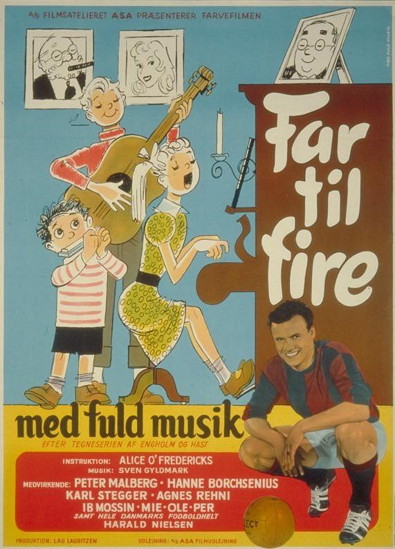 Far til fire med fuld musik - Posters