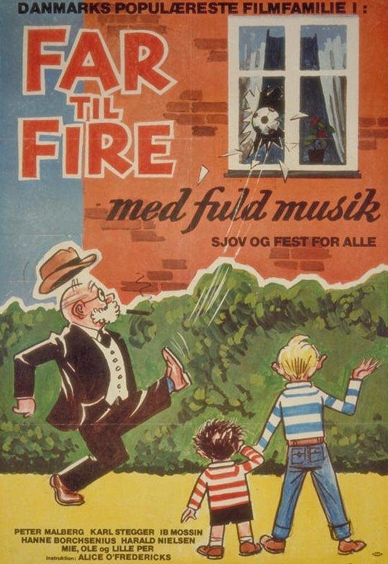 Far til fire med fuld musik - Affiches