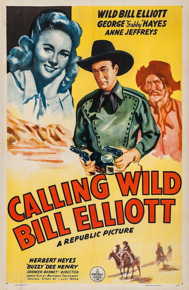 Calling Wild Bill Elliott - Plagáty