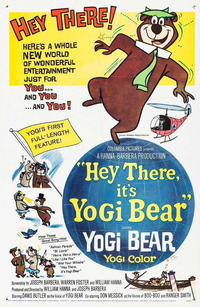 Hey There, It's Yogi Bear - Affiches