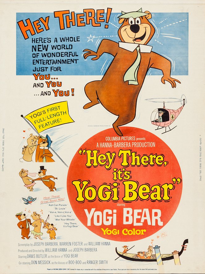 Hey There, It's Yogi Bear - Carteles
