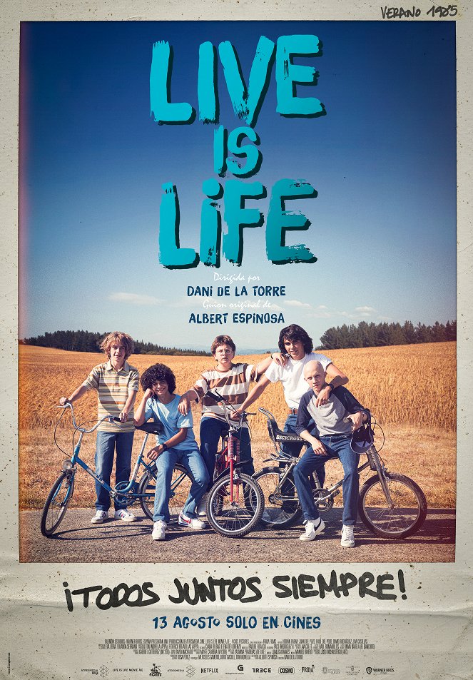 Live is Life: La gran aventura - Carteles