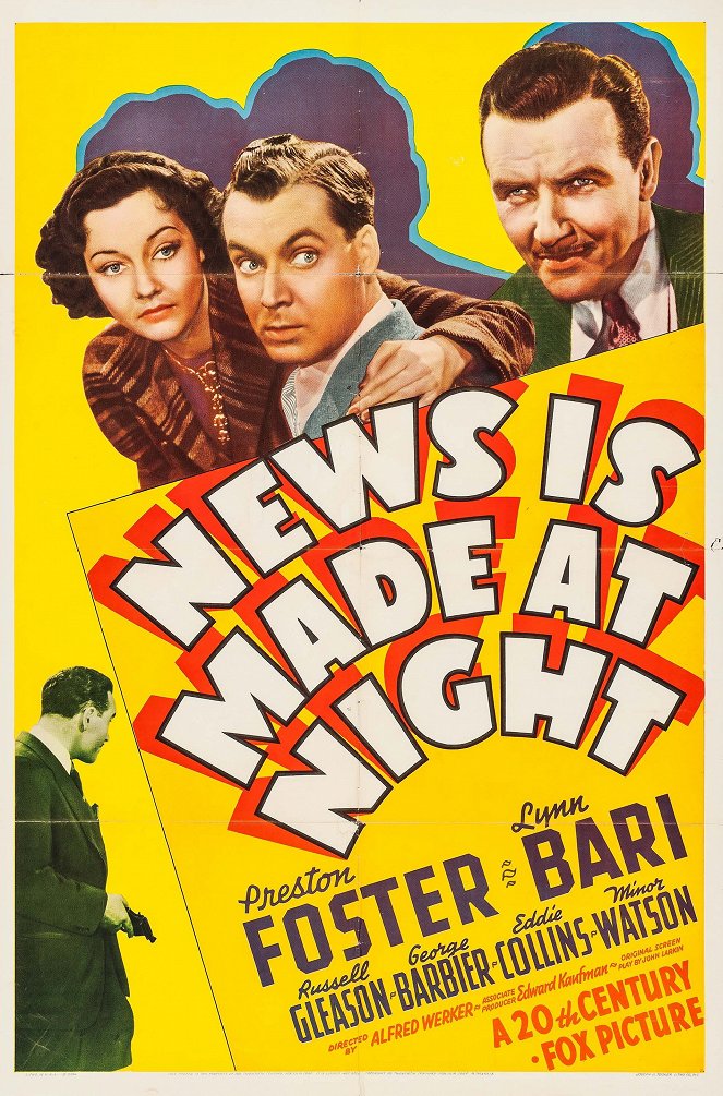 News Is Made at Night - Affiches