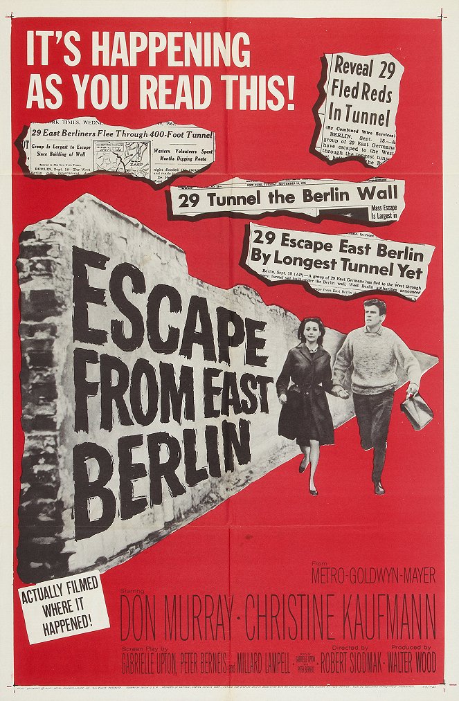 Útěk z Východního Berlína - Plagáty