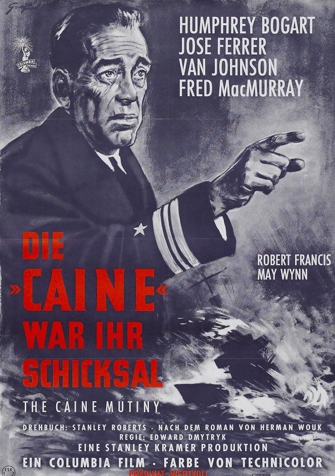Zendülés a Caine hadihajón - Plakátok