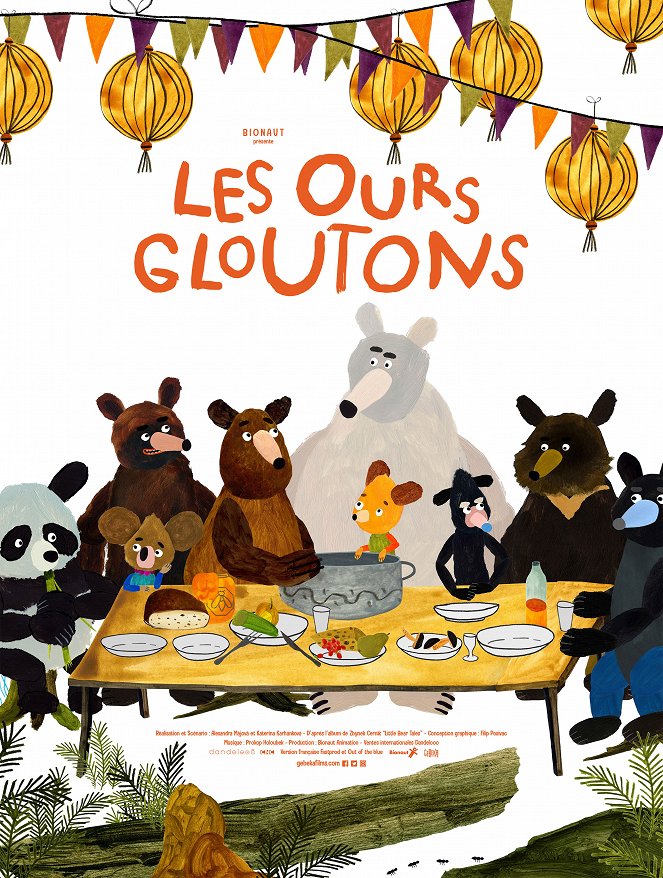 Les Ours gloutons - Affiches