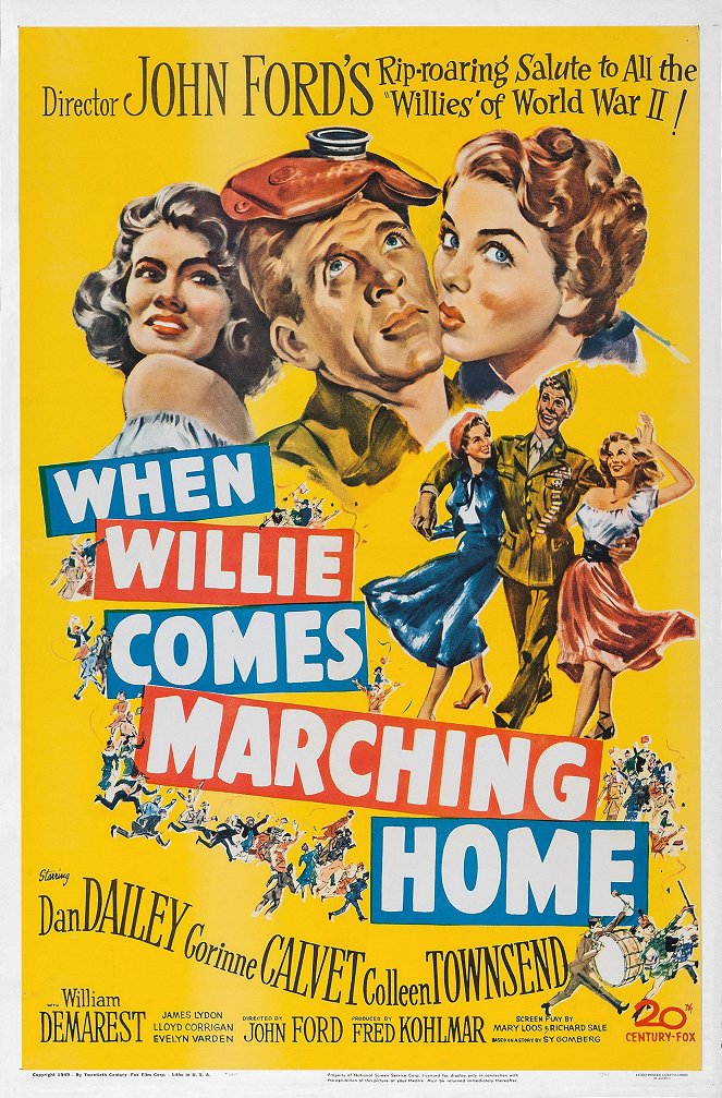 When Willie Comes Marching Home - Affiches