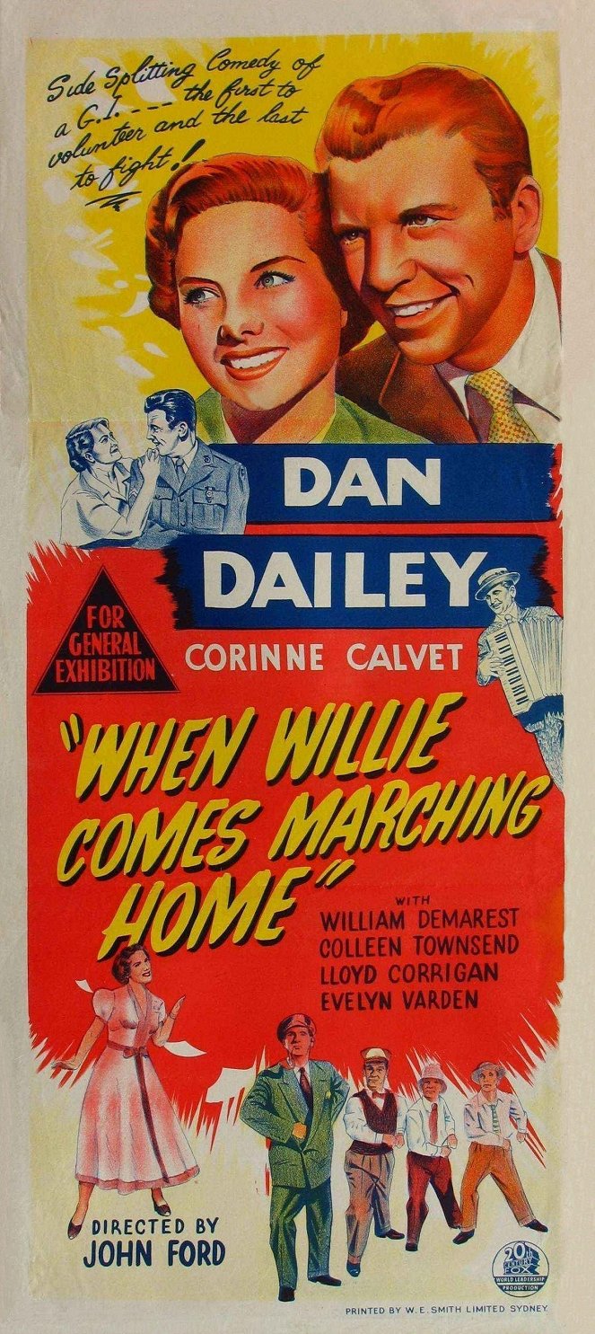 When Willie Comes Marching Home - Posters