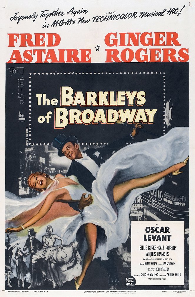 The Barkleys of Broadway - Cartazes
