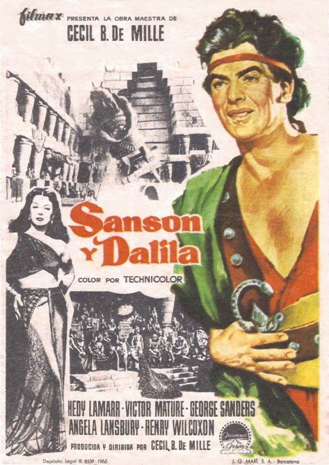 Sansón y Dalila - Carteles