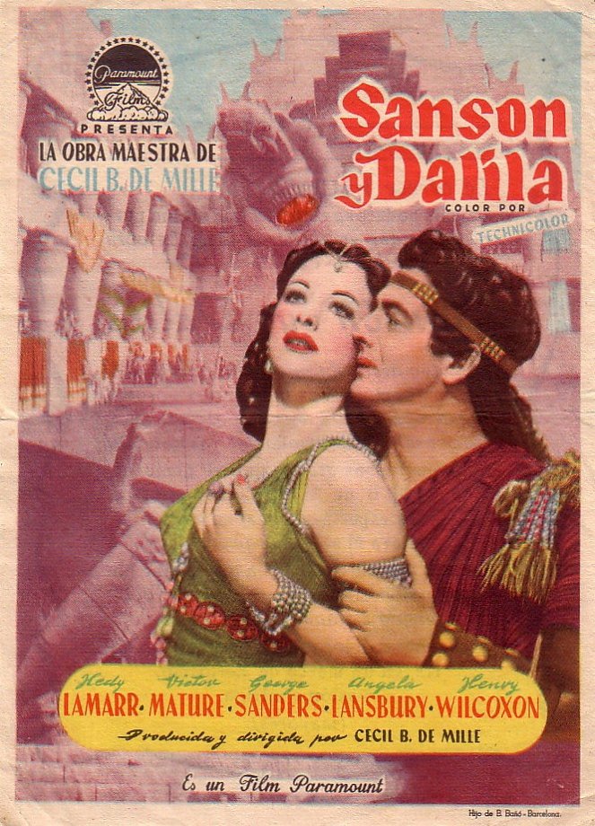 Sansón y Dalila - Carteles