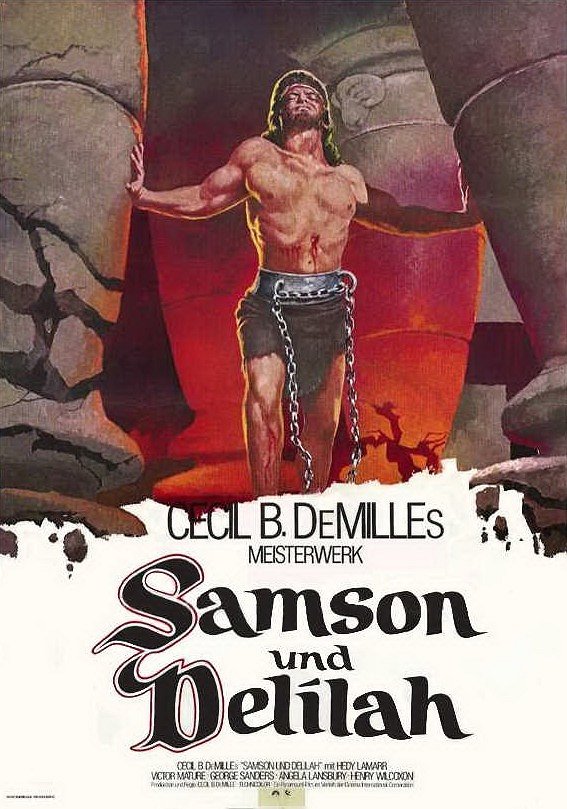 Samson und Delilah - Plakate