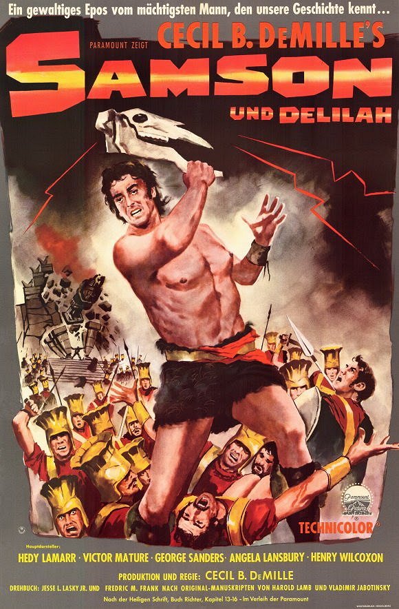 Samson und Delilah - Plakate