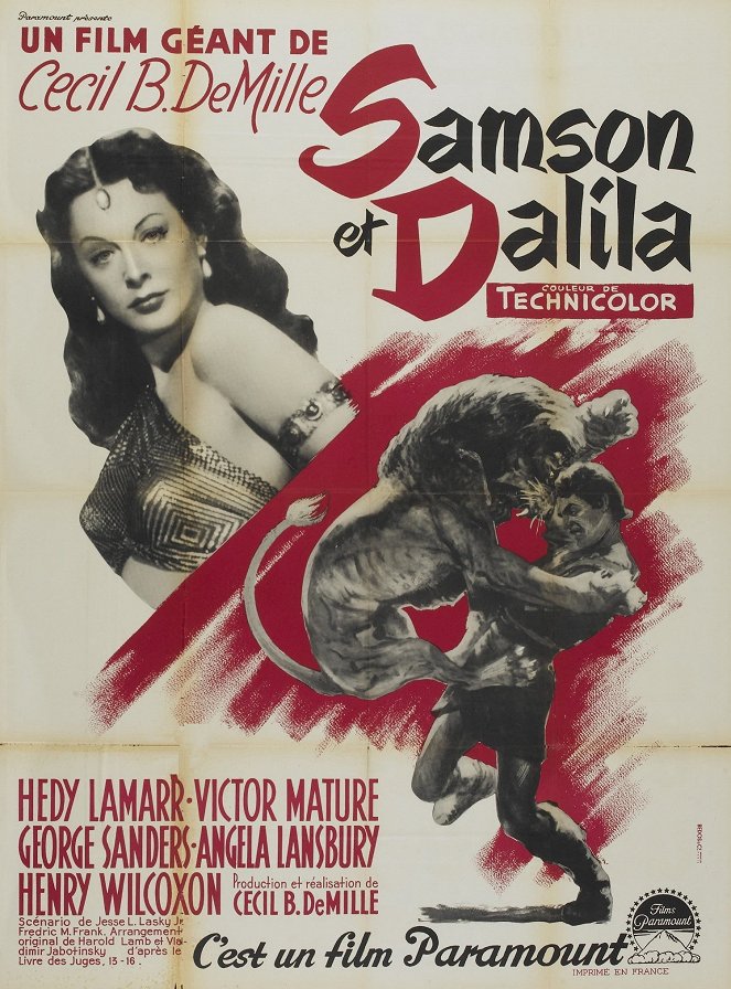 Samson et Dalila - Affiches