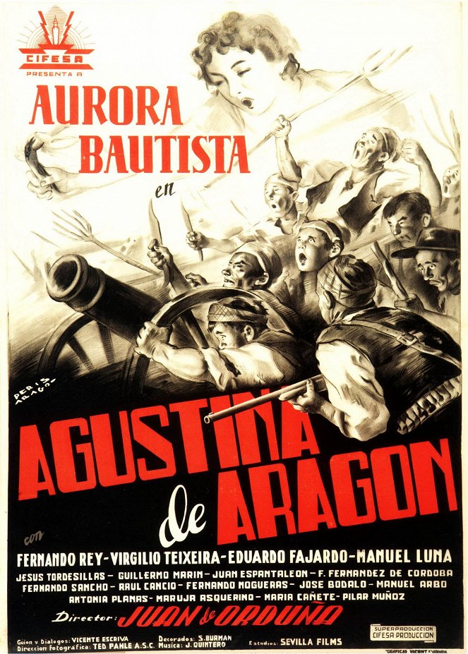 Agustina de Aragón - Carteles